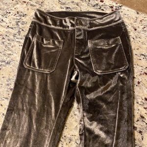 Joyfolie suede bellbottoms pants for girls size 8